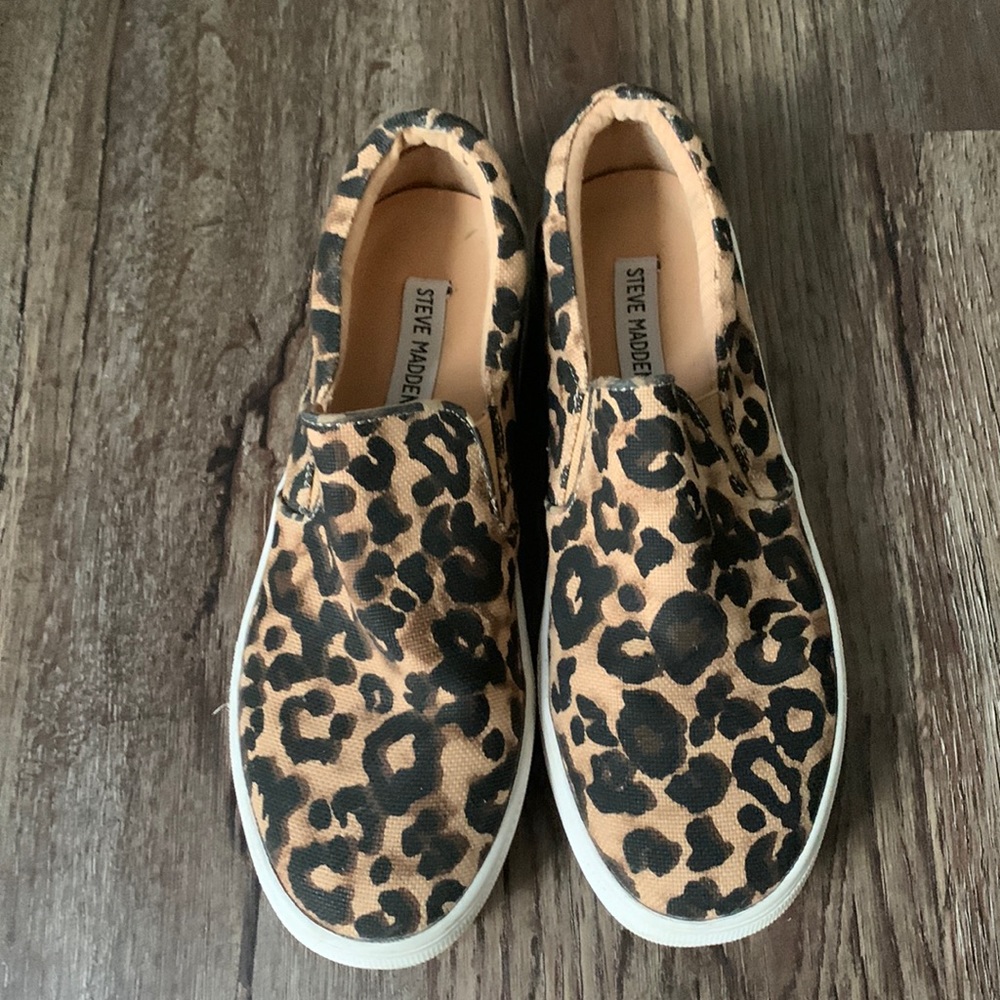 Steve Madden Cheetah Platform Sneakers